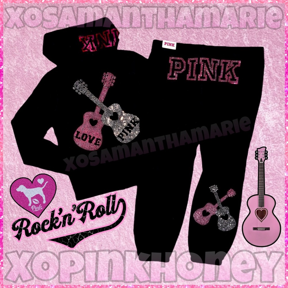 VS PINK Vintage Guitar Outfit Set